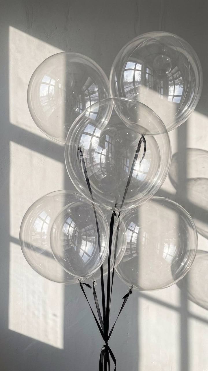 Шары гелиевые «Прозрачные»